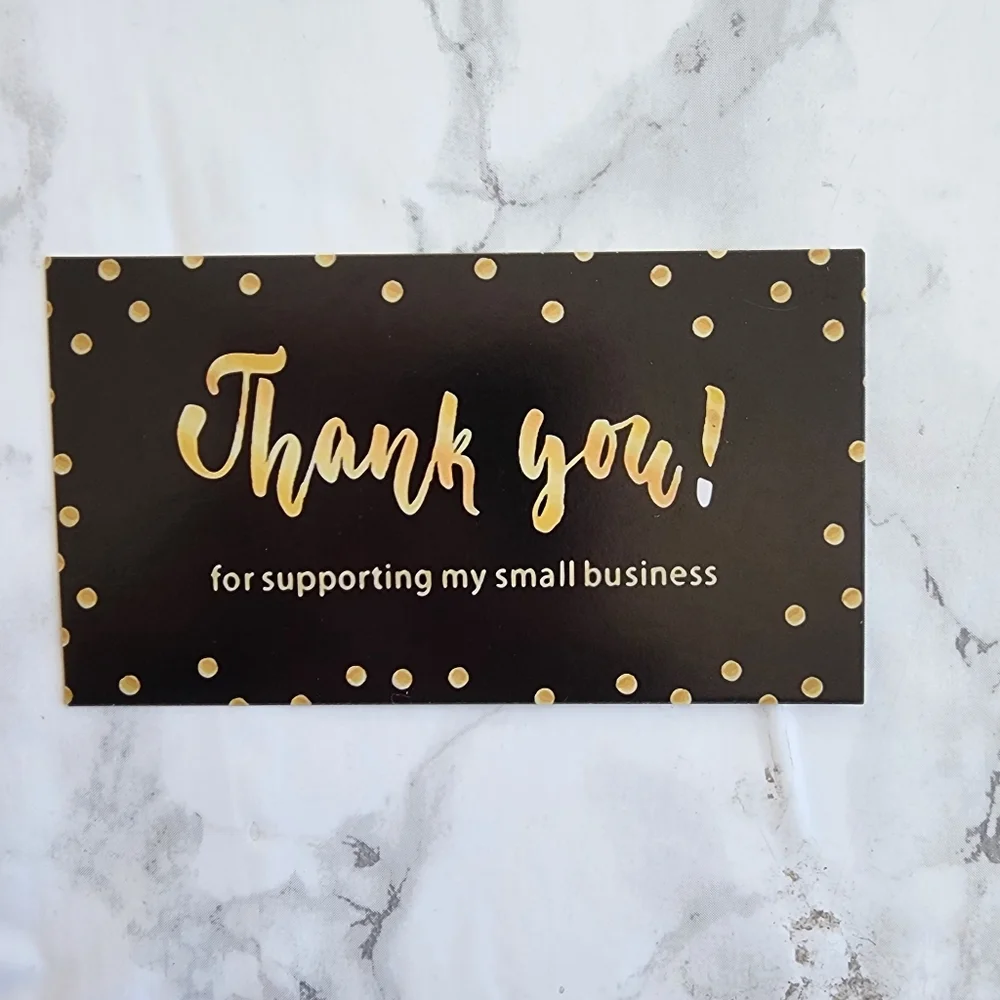 100 Pieces Thank you cards and Stickers Sale